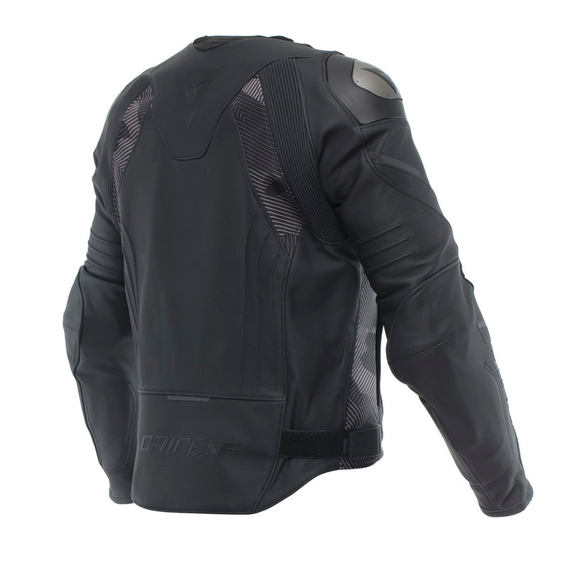 DAINESE AVRO 5 LEATHER JACKET 44 (BLACK/ANTHRACITE) 15300001-604-44