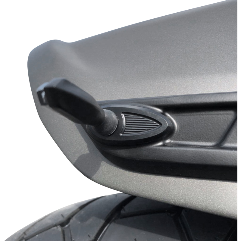 KODLIN FENDER STRUTS REAR INDICATOR ADAPTOR / COVER PLATE BLACK K68483