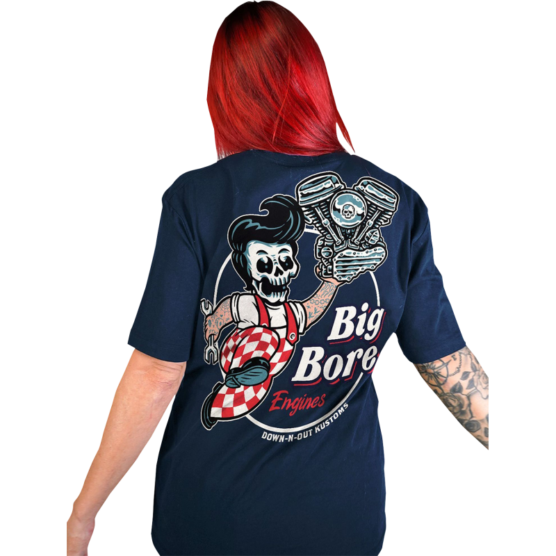 LETHAL THREAT TEE DNO BIG BORE NAVY SM DT10048S
