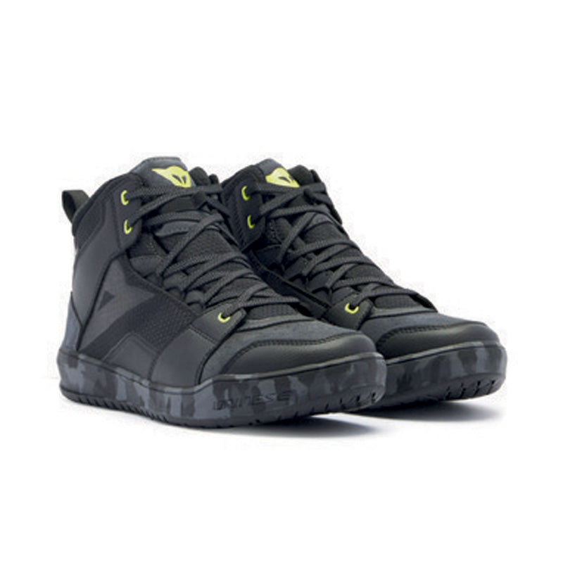 DAINESE SUBURB D-WP SHOES BLACK/CAMO/ACID YELLOW 39 17700010-49J-39
