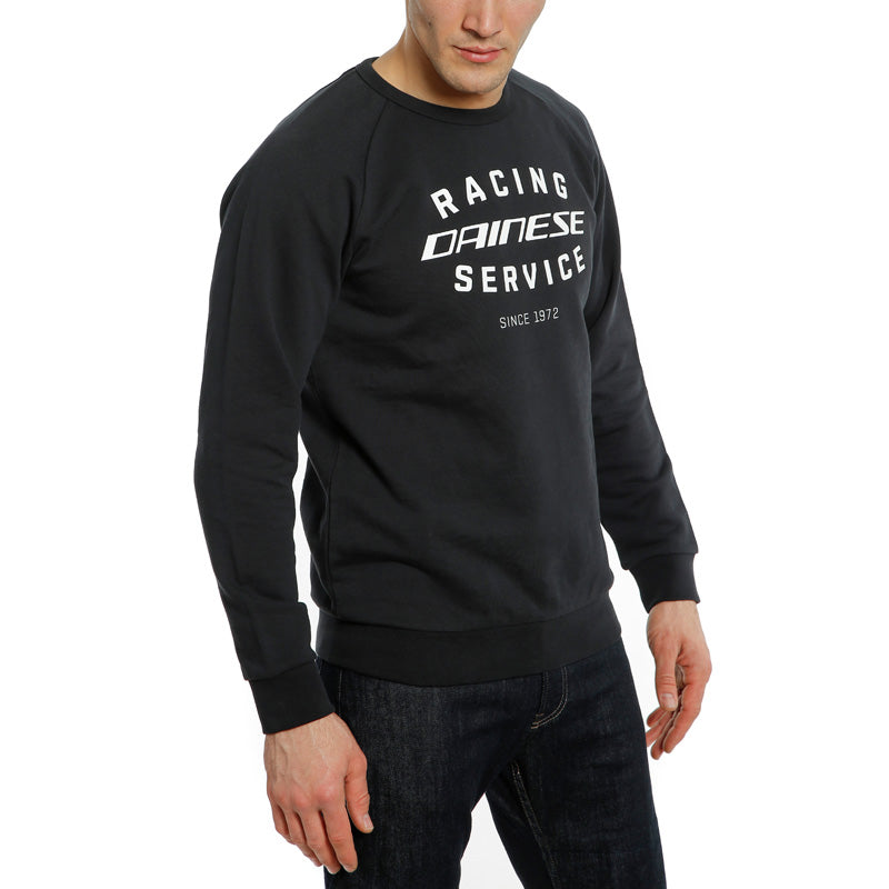 DAINESE PADDOCK SWEATSHIRT BLACK/WHITE 1896804-622-XL