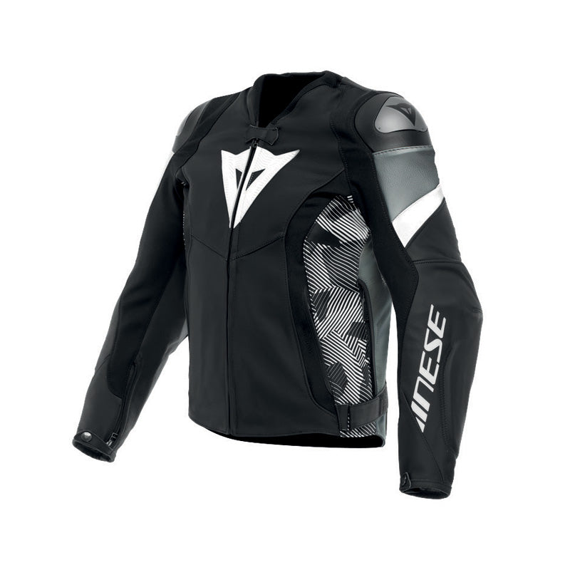 DAINESE AVRO 5 LEATHER JACKET 62 (BLK/WHT/ANT) 15300001-F13-62