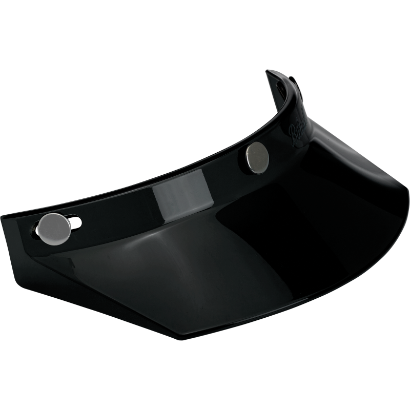 BILTWELL VISOR MOTO 3SNAP BLK 2002-561