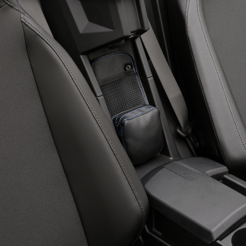 SHOW CHROME REAR CONSOLE ORGANIZER BL STITCH H44-3BLUE