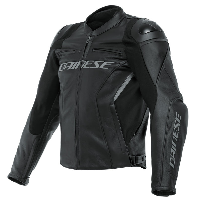 DAINESE RACING 4 LEATHER JACKET BLACK/BLACK 1533848-631-46