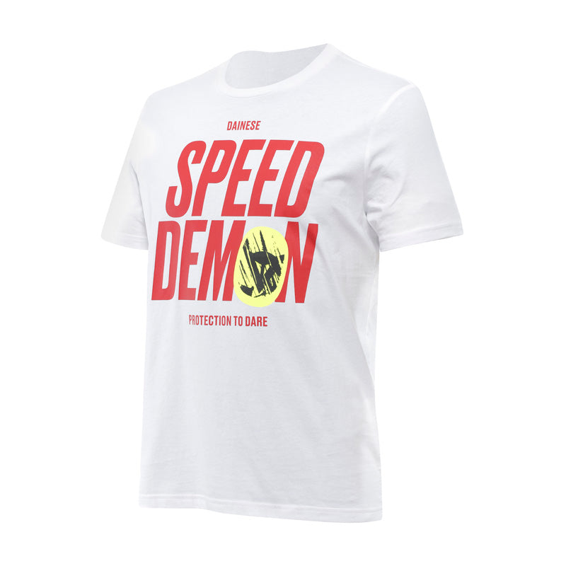 DAINESE KNEE DOWN T-SHIRT - BRILLANT WHITE (L) 18900010-32L-L