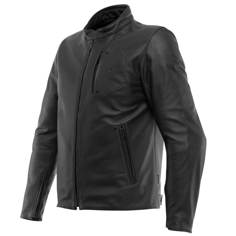 DAINESE FULCRO QDF LEATHER JACKET BLACK 52 15300008-001-52