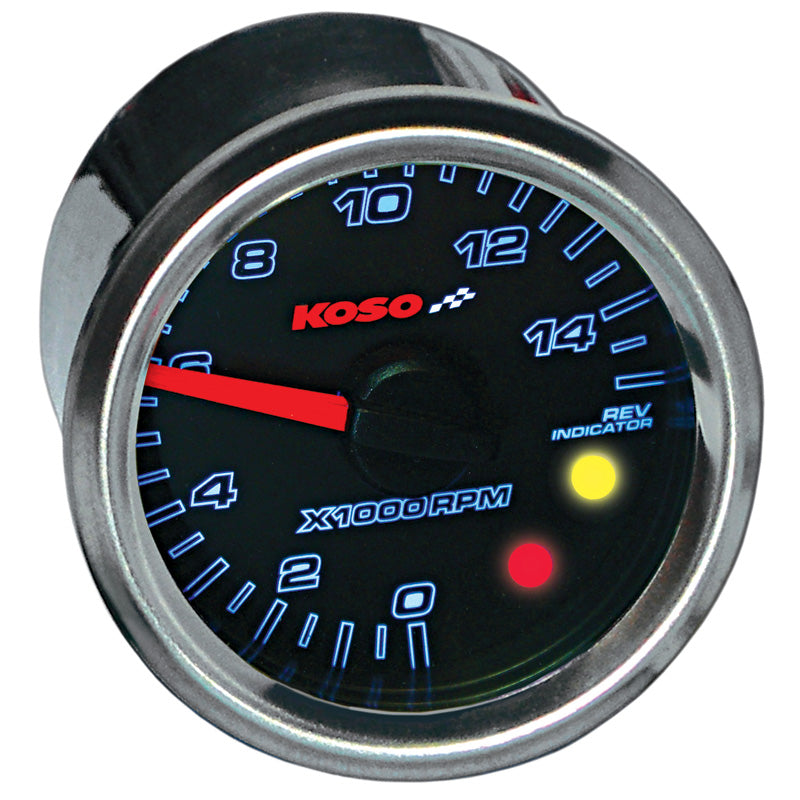KOSO 0-15000 TACH NOIR GP II STYLE UNIVERSAL BA486W00