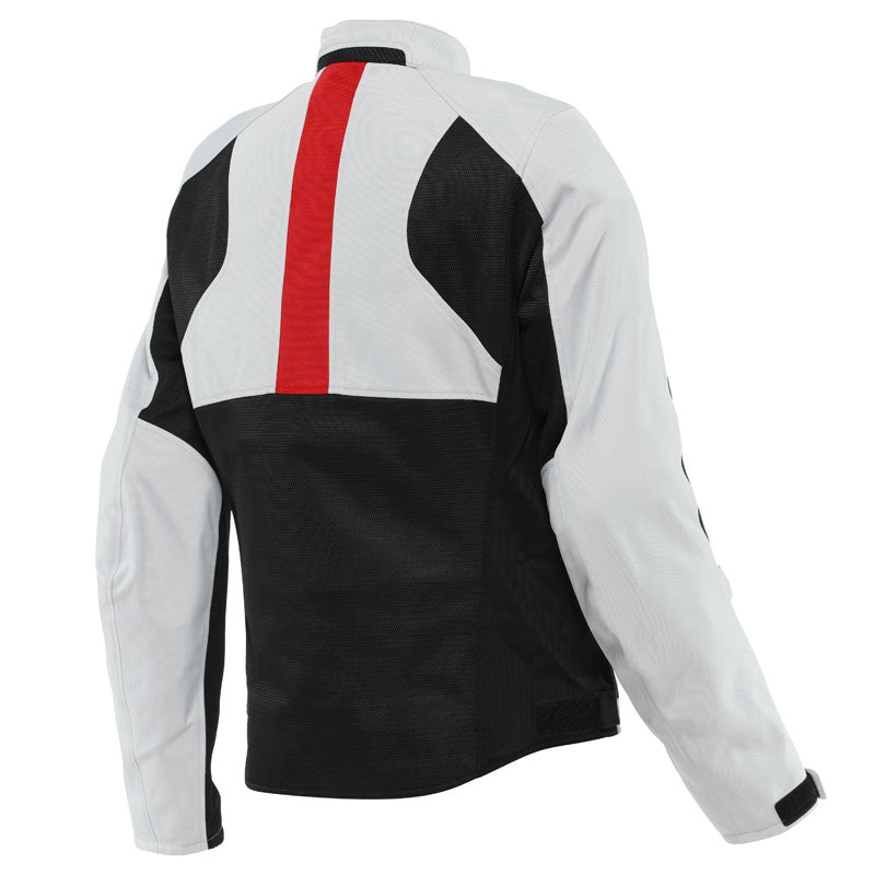 DAINESE RISOLUTA AIR TEX LADY JKT GLAC GRAY/RED 44 2735249-34F-44