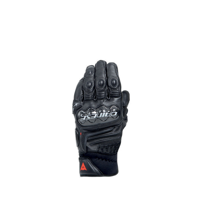 DAINESE CARBON 4 SHORT LEATHER GLOVES BLACK/BLACK 1815958-631-S