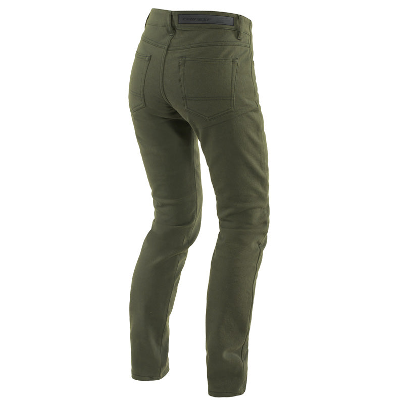 DAINESE CLASSIC SLIM LADY TEX PANTS OLIVE 2755152-118-29