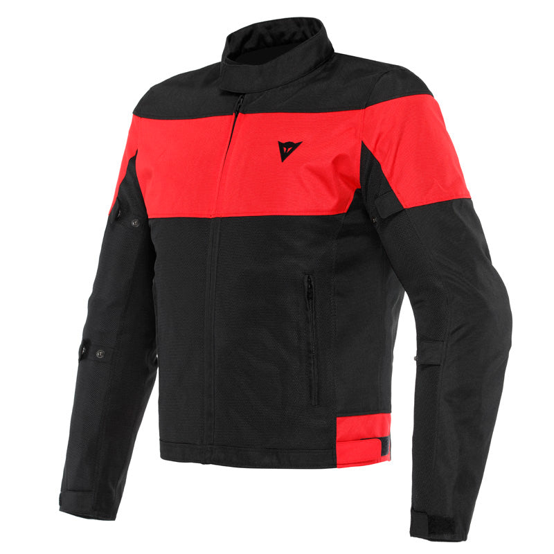 DAINESE ELECTTRICA AIR TEX JKT BLK/BLK/RED 60 1735248-H43-60
