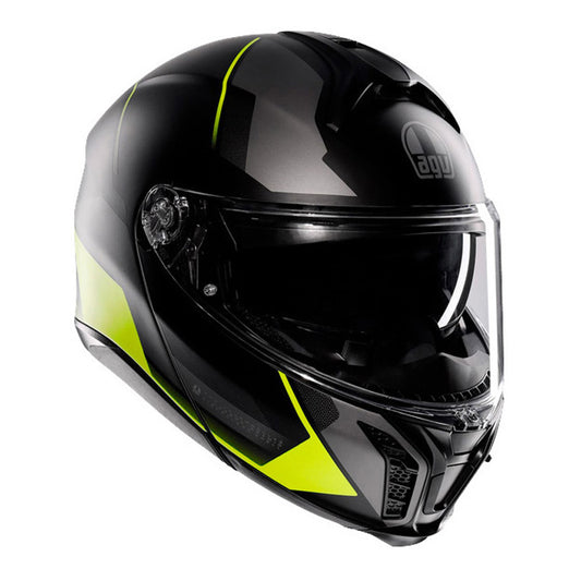 AGV TOURMODULAR PERCEPTION BLACK/GREY/YELLOW FLUO (M) 211251E2OY102M