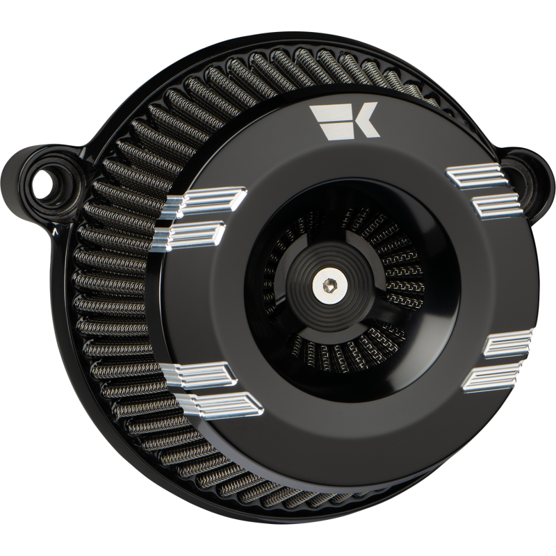 KHROME WERKS INSTIGATOR AIR CLEANER - KLASSIC - BLACK - TWIN CAM 250200