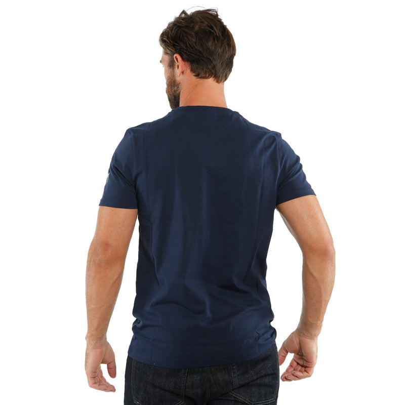 DAINESE PADDOCK T-SHIRT BLACK-IRIS/BLACK-IRIS 1896806-Z08-XXL