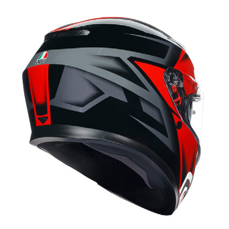 AGV K3 COMPOUND BLACK/RED XS 2118381001009XS