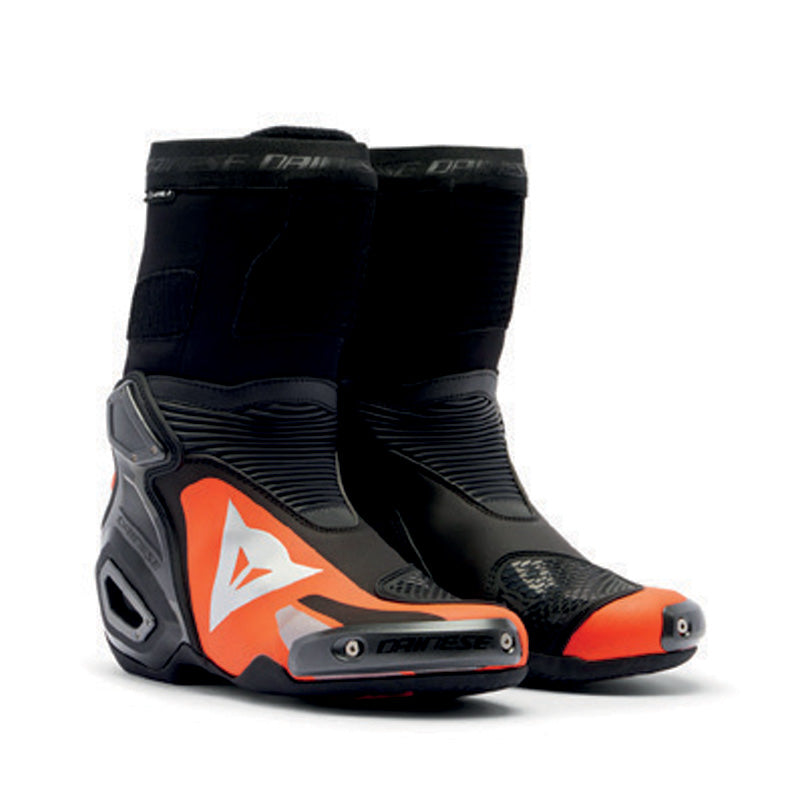 DAINESE AXIAL 2 BOOTS BLACK/FLUO-RED 47 17900052-628-47