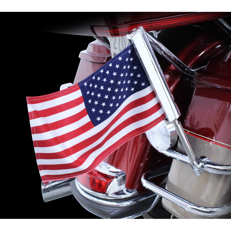 CIRO LLC 3/4" FLAG MOUNT CLAMP, CHROME 70607