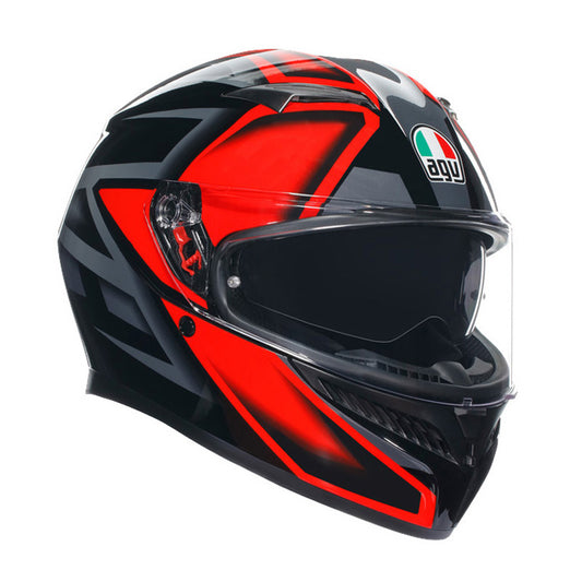 AGV K3 COMPOUND BLACK/RED L 2118381001009L