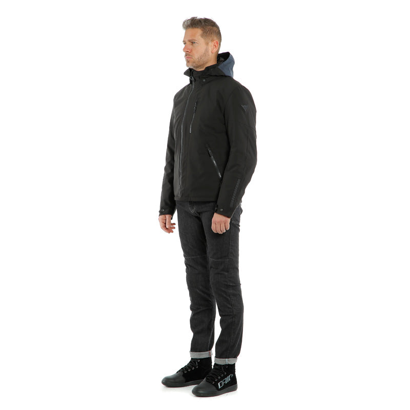 DAINESE MAYFAIR D-DRY JACKET EBONY/BLACK/BLACK 1654621-68C-46