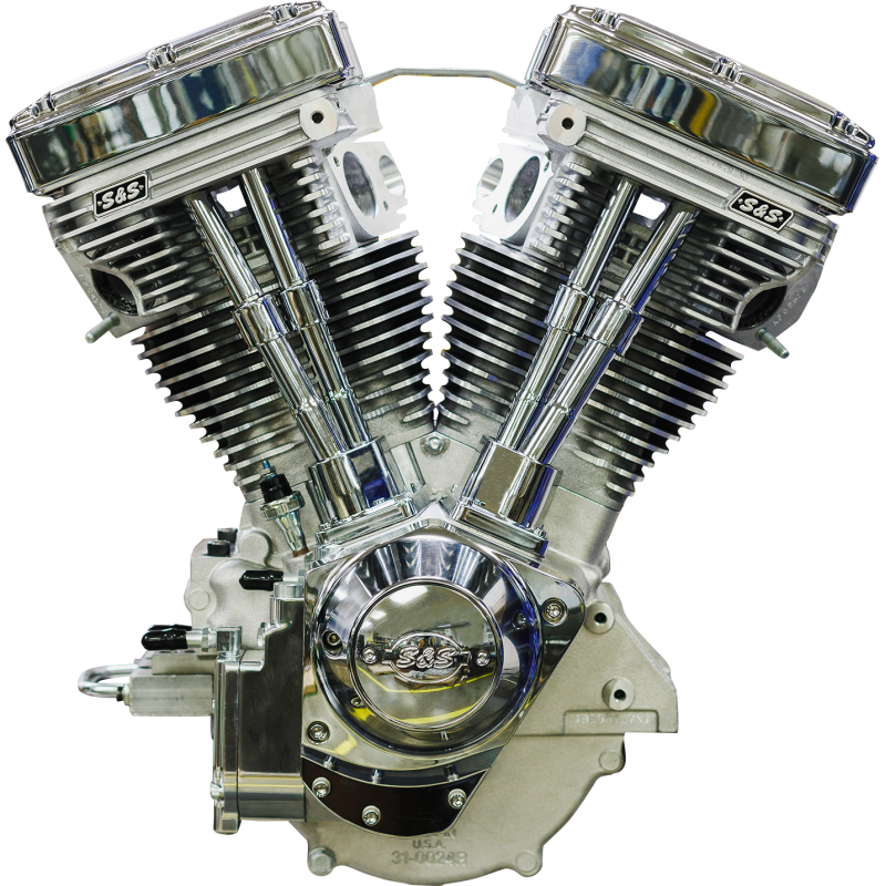 S&S CYCLE ENGINE V124 CHR/NAT LB 310-1160
