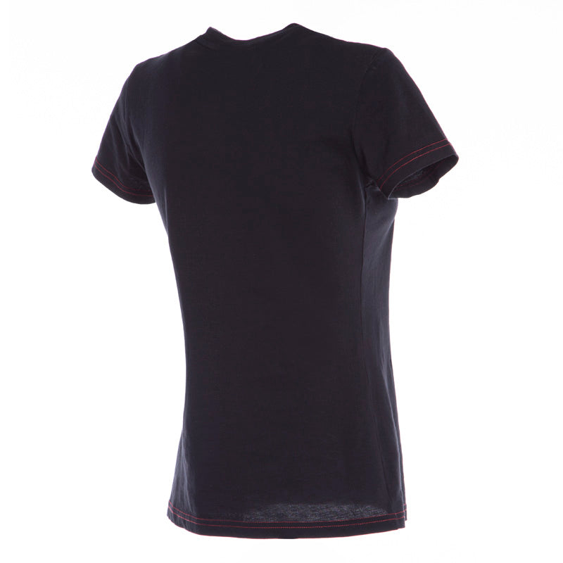 DAINESE SPEED DEMON LADY T-SHIRT BLACK/RED 2896742-606-XS