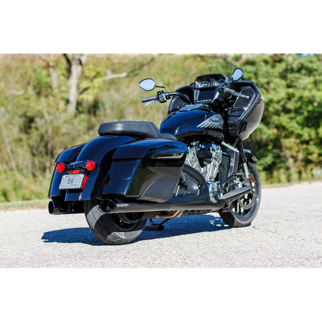 S&S CYCLE MUFFLER SLSH IND. 14+.BLK 550-1075
