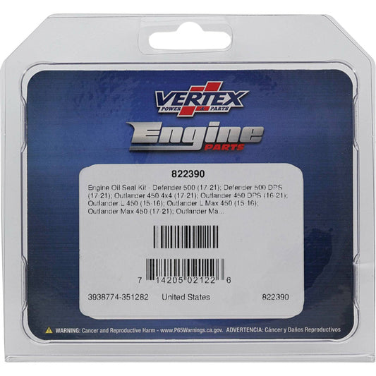 VERTEX OIL SEAL KIT 822390
