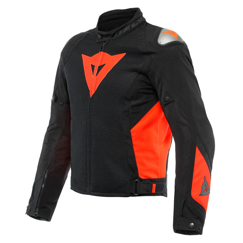DAINESE ENERGYCA AIR TEX JACKET BLACK/FLUO-RED 1735241-628-64