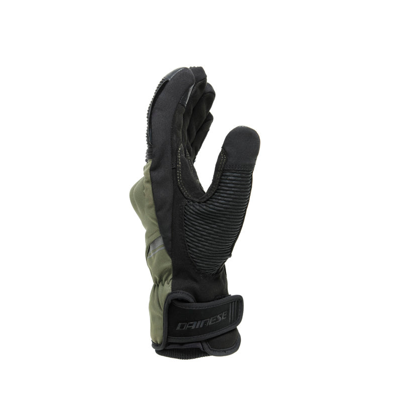 DAINESE TRENTO D-DRY GLOVES - BLACK/GRAPE-LEAF (M) 18100011-52F-M