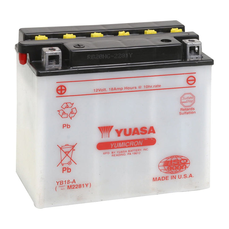 YUASA YB18-A       YUASA U.S.A. YB18-A