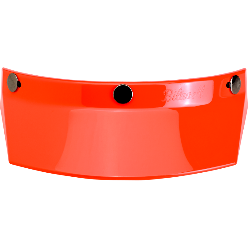 BILTWELL VISOR MOTO 3 SNAP ORANGE 2002-565