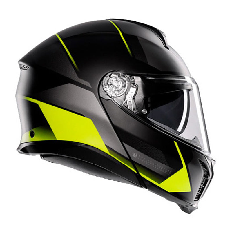 AGV TOURMODULAR PERCEPTION BLACK/GREY/YELLOW FLUO (M) 211251E2OY102M