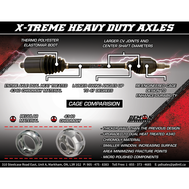 DEMON DEMON XHD AXLE PAXL-3040XHD