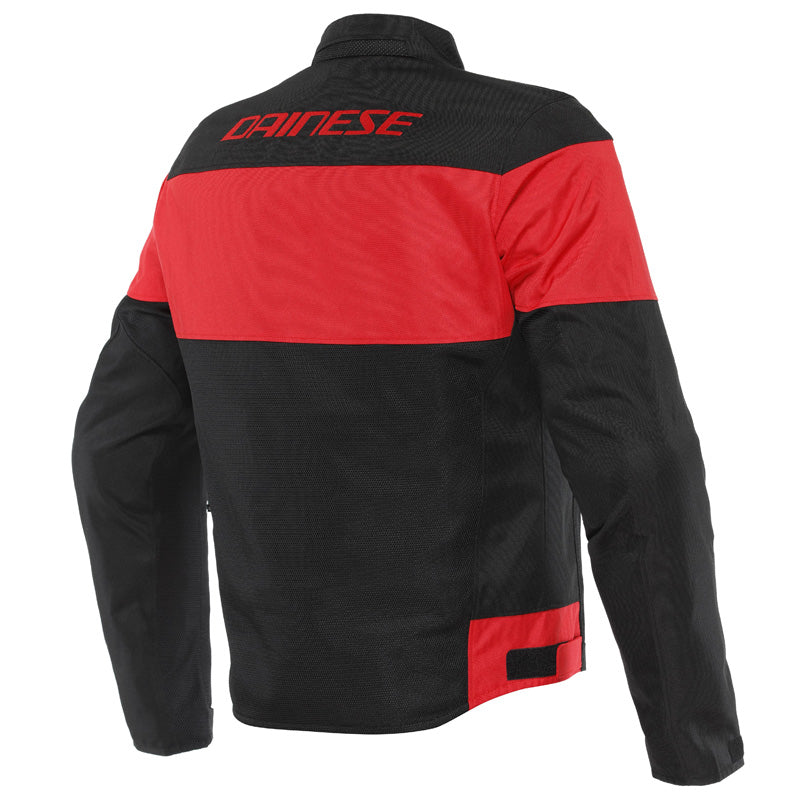 DAINESE ELECTTRICA AIR TEX JKT BLK/BLK/RED 60 1735248-H43-60