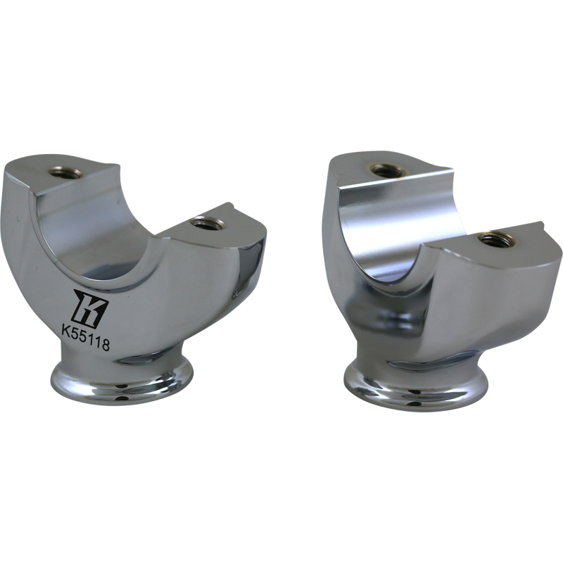 KODLIN LOWER RISERS FOR M8 FXBR CHROME K55118