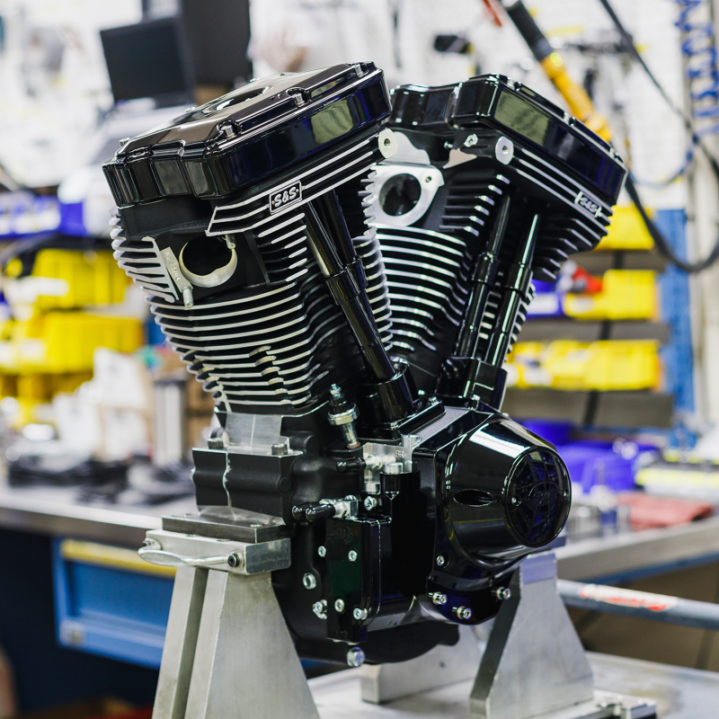S&S CYCLE ENGINE V124 BLACK ED LB 310-1158