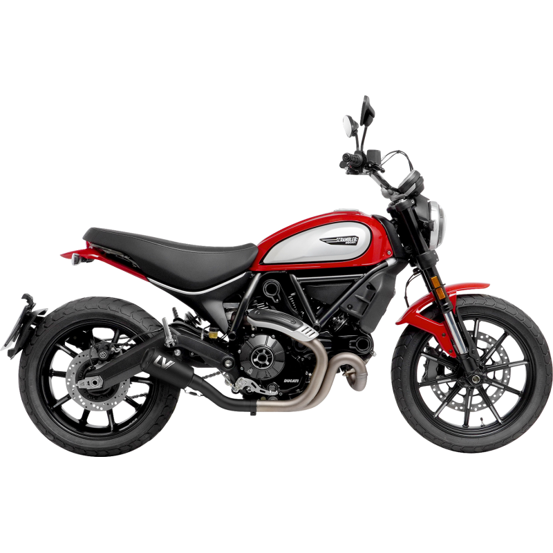 LEOVINCE SCRAMBLE 800 LV-10 MUFFLER BLK 15250FBU