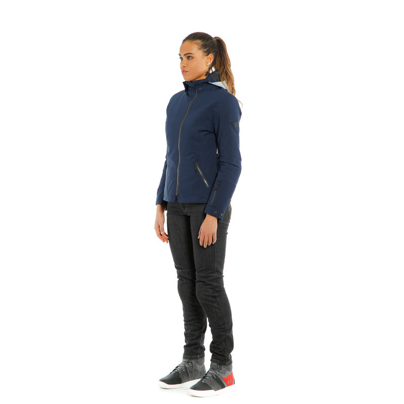 DAINESE MAYFAIR LADY D-DRY JKT GLAC-GRAY/BLK-IRIS/BLK-IRI 2654621-91D-50