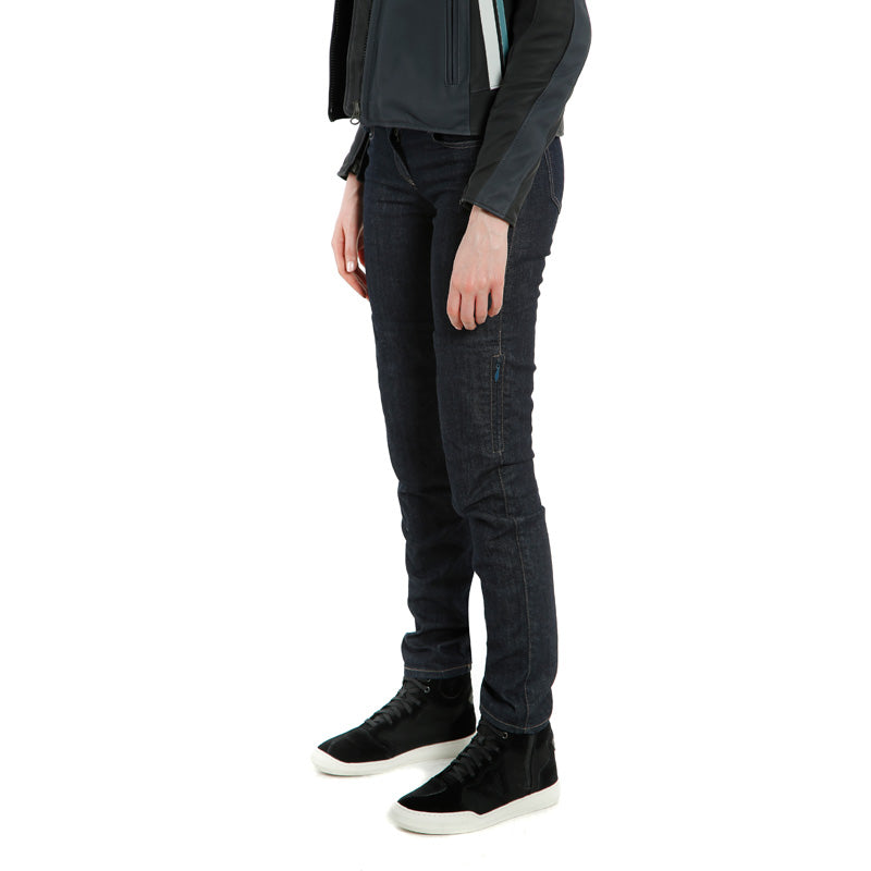 DAINESE DENIM SLIM LADY TEX PANTS BLUE 2755154-008-29