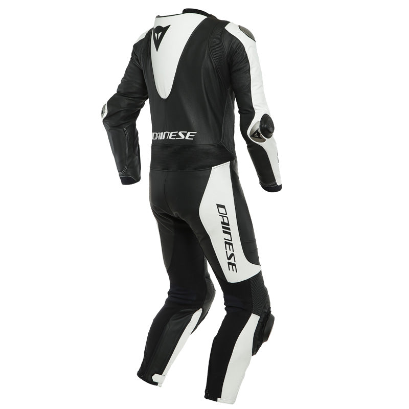 DAINESE LAGUNA SECA 5 1PC TALL LEATHER SUIT PERF. BLK/WHT 1513468-622-98