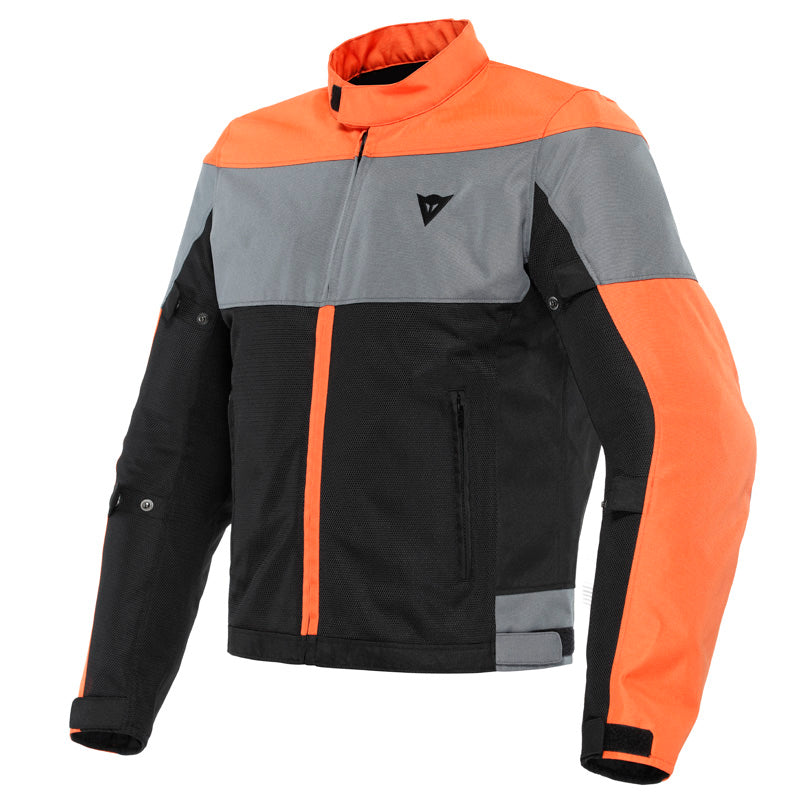 DAINESE ELECTTRICA AIR TEX JKT BLK/ORA/GRAY 56 1735248-24F-56