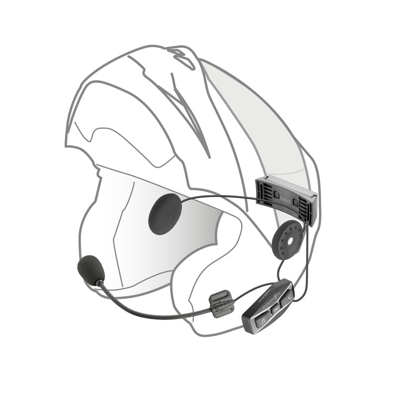 INTERPHONE UCOM4 BLUETOOTH HEADSET FOR HELMET DUAL PACK INTERPHOUCOM4TP