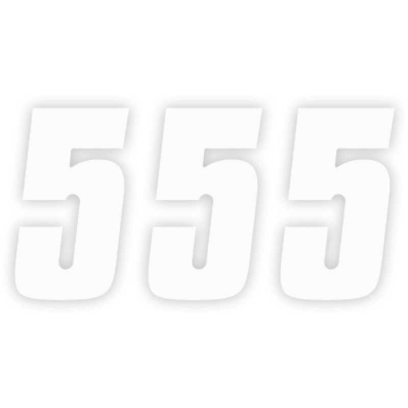 FACTORY EFFEX FACTORY 4" NUMBER WHITE #5 08-90015