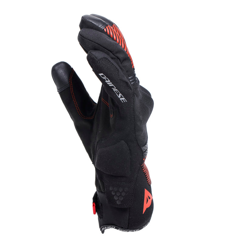 DAINESE FULMINE D-DRY GLOVES - BLACK/RED (S) 18100009-684-S