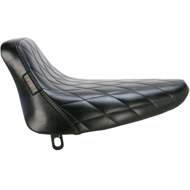 LE PERA BARE BONES SOLO SEAT-DIAMOND STITCH-BLACK-SOFTAIL 84-99 LN-007DM