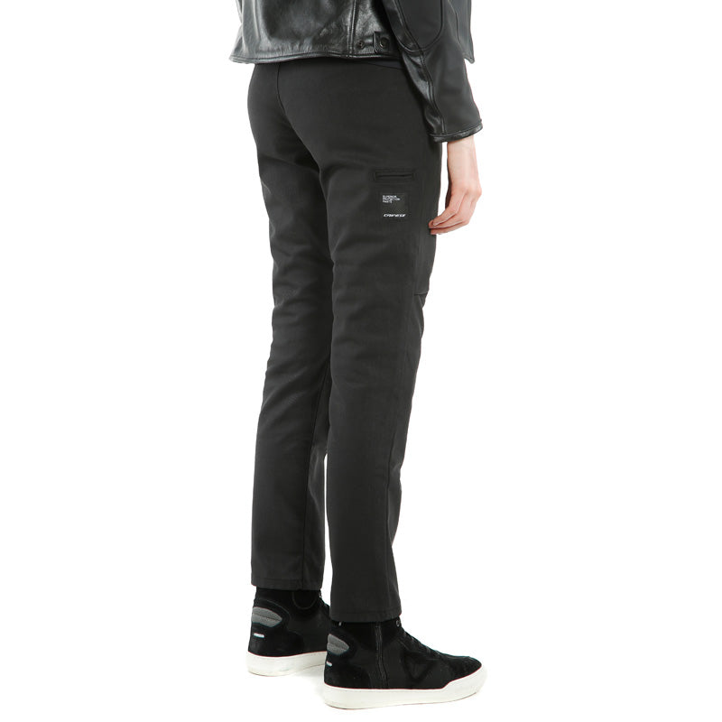 DAINESE CHINOS LADY TEX PANTS - BLACK (32) 2755145-001-32