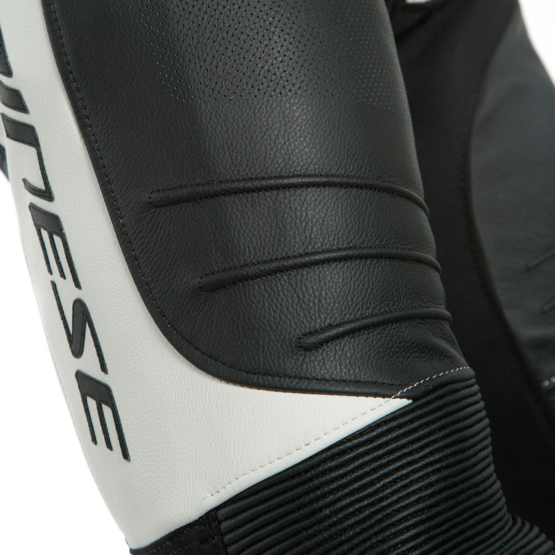 DAINESE LAGUNA SECA 5 1PC TALL LEATHER SUIT PERF. BLK/WHT 1513468-622-98