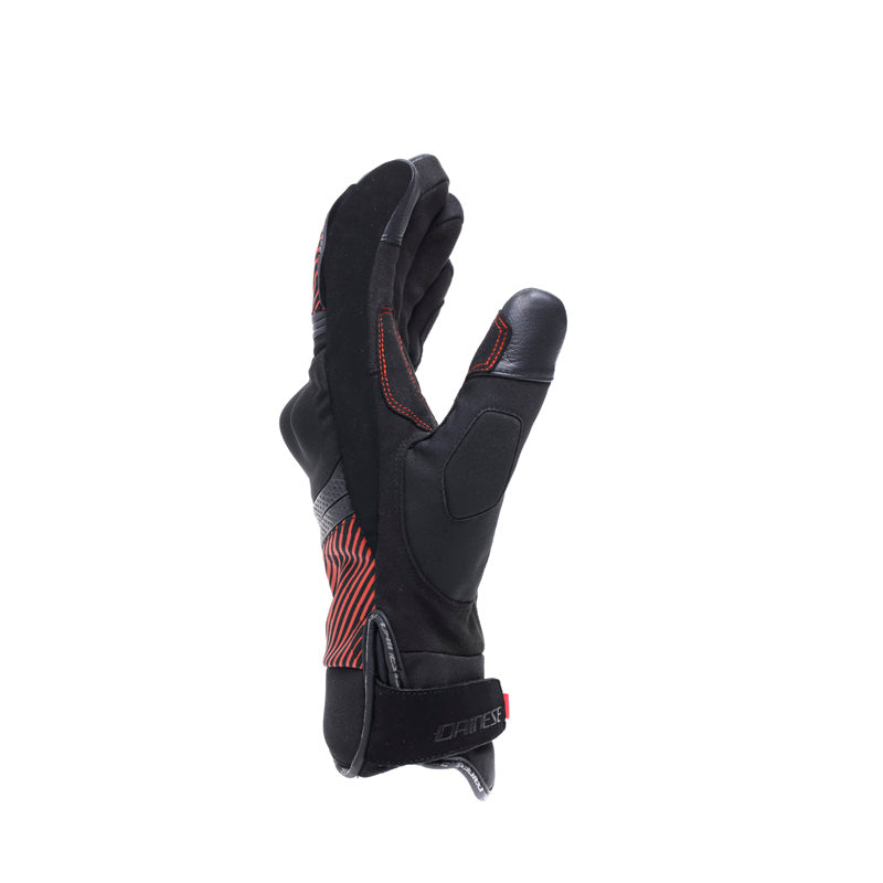 DAINESE FULMINE D-DRY GLOVES - BLACK/RED (S) 18100009-684-S