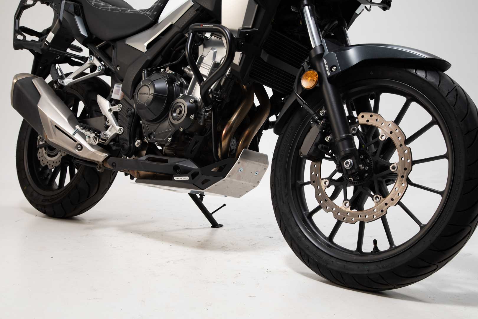 SW-MOTECH ENGINE GUARD HONDA CB500X (19-23) SILVER MSS.01.919.10000